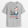 1861AFR2 t shirt une femme sage retraitee personnalise
