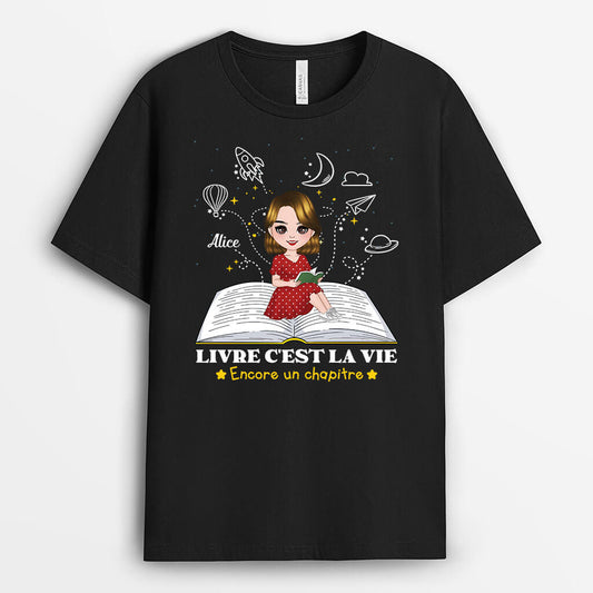 1869AFR1 t shirt livre cest la vie personnalise_99c6771c bf1f 4f42 a497 c5bb233f7d66