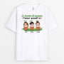 1870AFR1 t shirt le jardin de maman lamour grandit ici personnalise