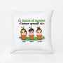 1870PFR1 coussin le jardin de maman lamour grandit ici personnalise