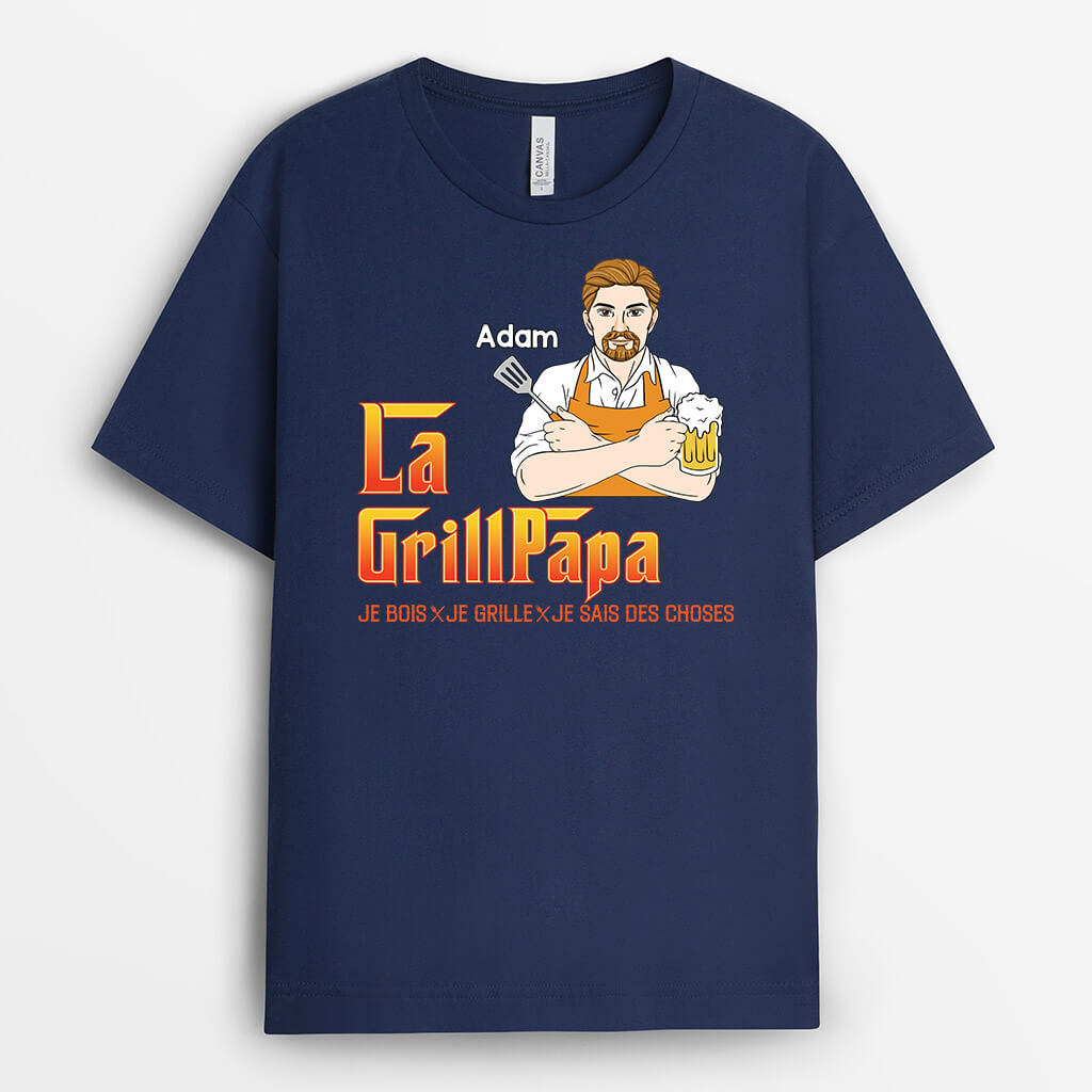 La GrillMother/La GrillFather - Cadeau Personnalisé | T-shirt pour Tous