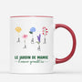 1887MFR3 mug jardin de maman mamie personnalise