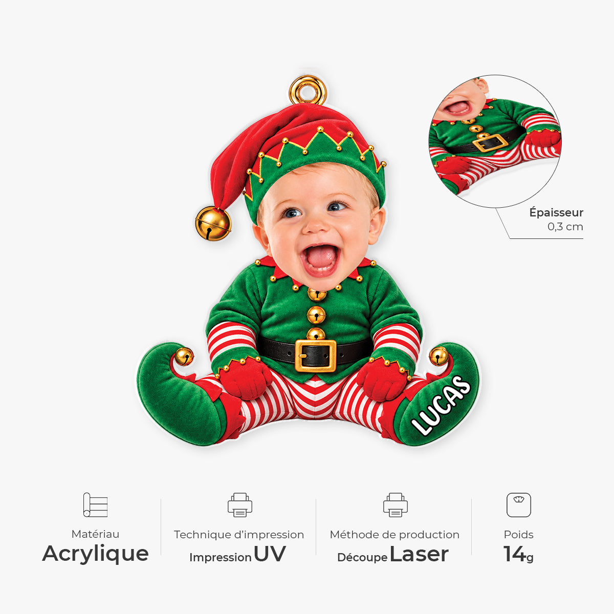 18880OT ProAcrylicOrnament CouFR RnDNone IdeTPham NicDTNew