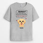 1928AFR1 t shirt je taime plus que toutes les friandises chien personnalise