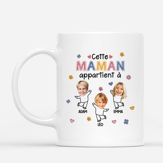 1939MFR1 mug cette maman appartient a version petite fleur personnalise_53618723 ccf9 4bda 802a f8b407a49436