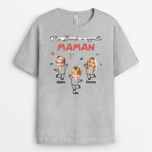 1962AFR2 t shirt ma bande mappelle papy papa personnalise