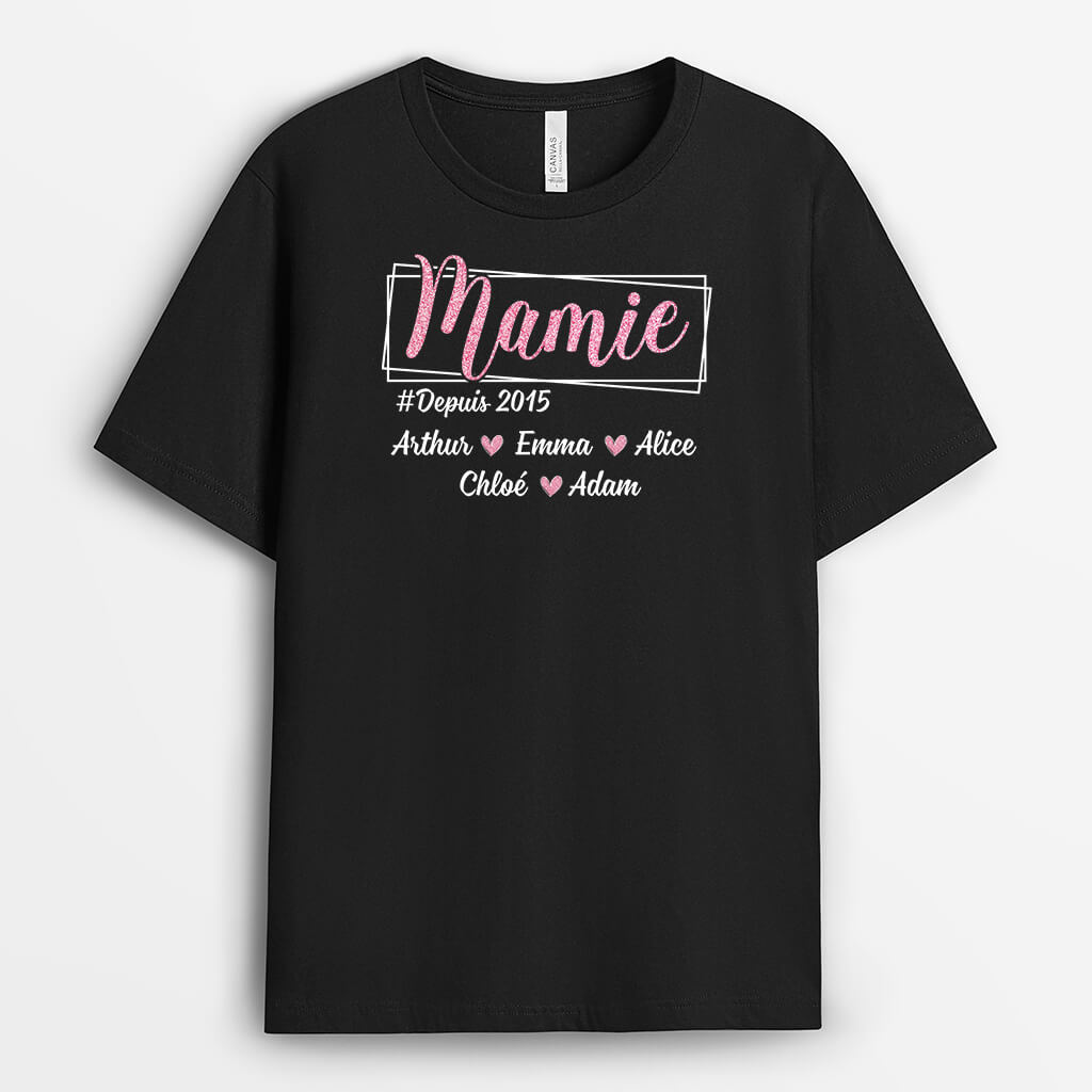 Maman/Mamie Brillante - Cadeau Personnalisé | T-shirt pour Femme