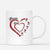 Maman Mamie Avec Coeur Rouge - Cadeau Personnalisé | Mug pour Femme