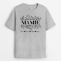 1977AFR1 t shirt maman floral personnalise1