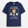 1981AFR2 t shirt tu nes pas mes chats personnalise