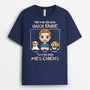 1981AFR2 t shirt tu nes pas mes chiens personnalise