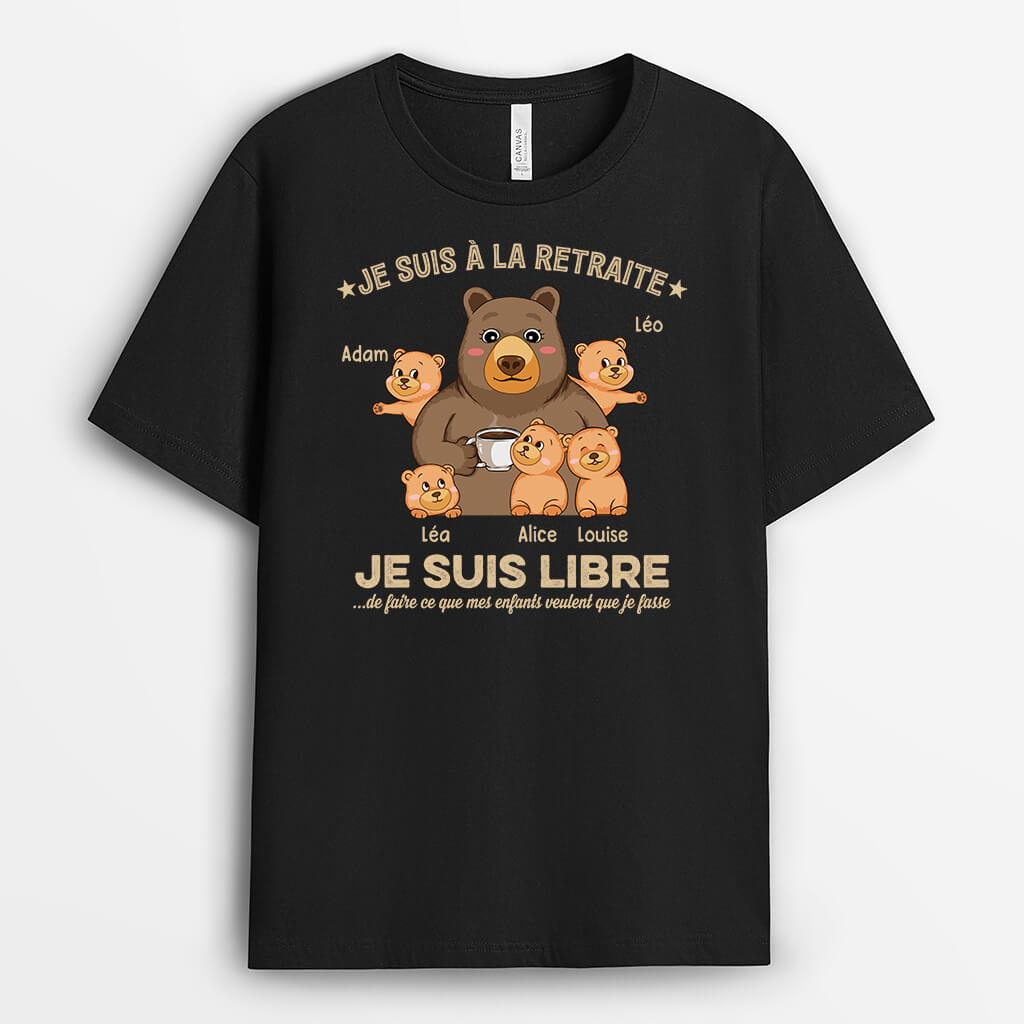 Maman Est Libre De Faire Ce Que Ses Enfant Veulent - Cadeau Personnalisé | T-shirt Pour Femme