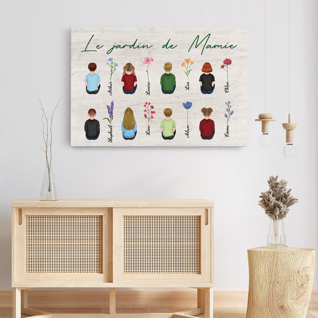 1992CFR3 toile le jardin de maman mamie personnalisee_f2237197 df33 4b37 93dc 85b1e5c6bbe1