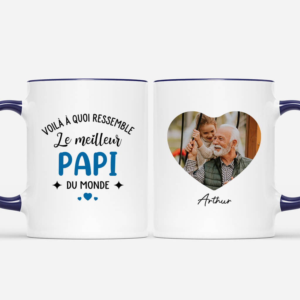 Le Meilleur Papa Ressemble À - Cadeau Personnalisé | Mug pour Homme