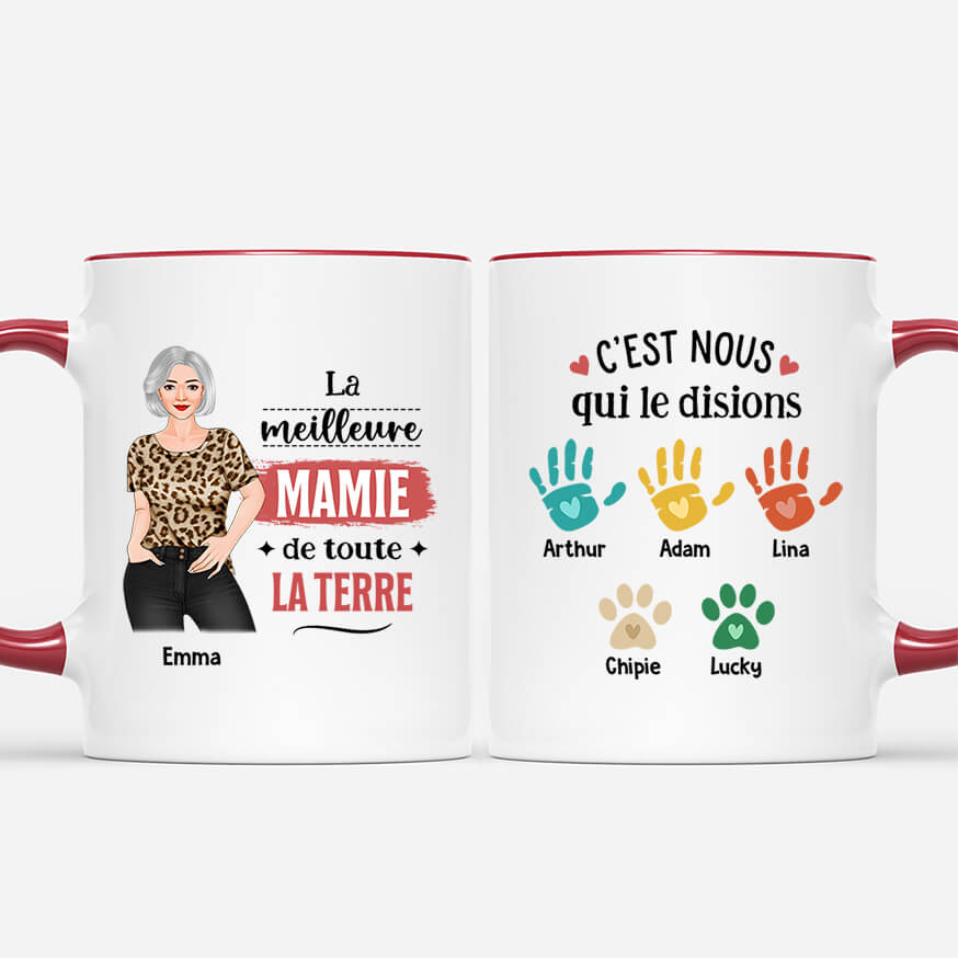 La Meilleure Maman De Toute La Terre - Cadeau Personnalisé | Mug pour Femme