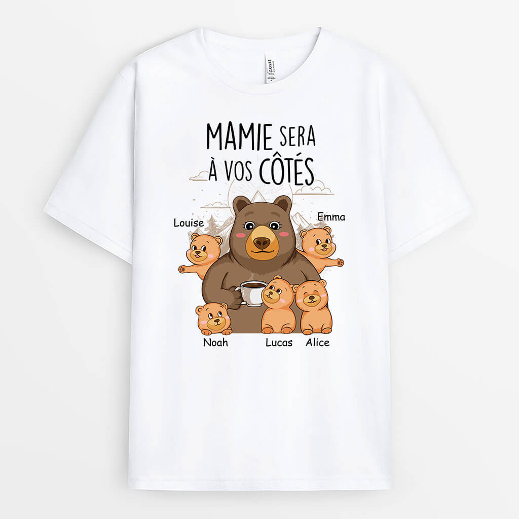 Maman Est Toujours À Côté De Vous - Cadeau Personnalisé | T-shirt Pour Maman