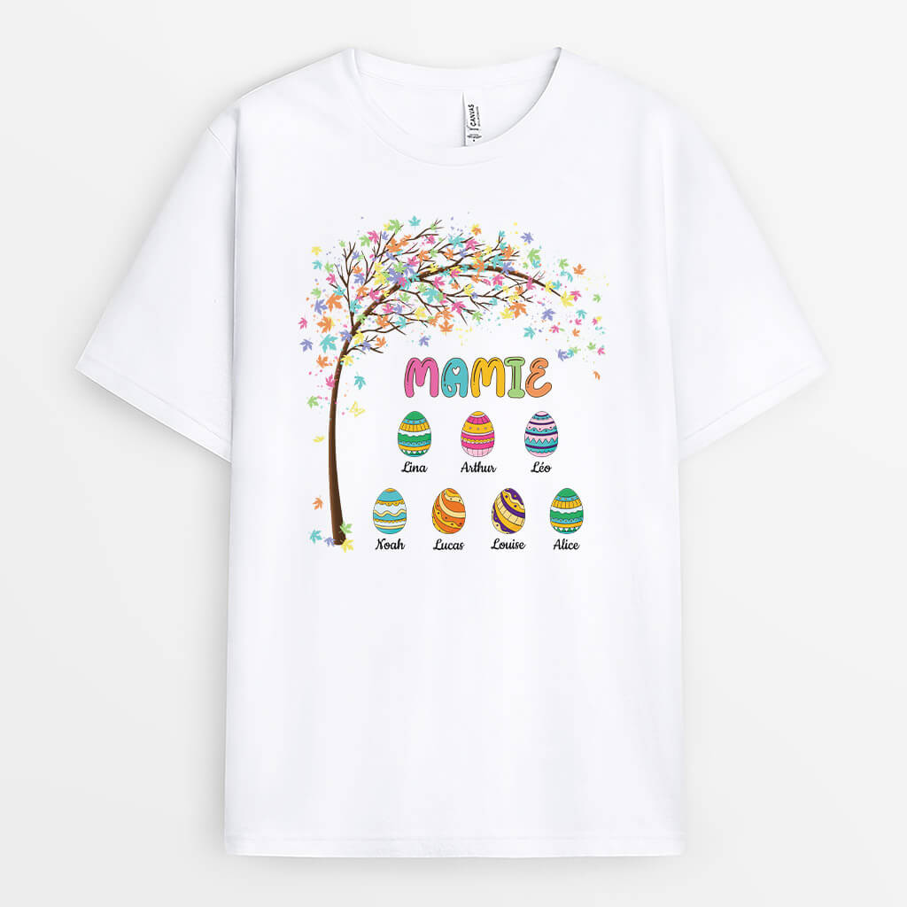Mamie Pâques - Cadeau Personnalisé | T-shirt pour Pâques