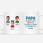 2039MFR1 mug papa au moins tu nas pas denfants moches personnalise