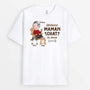 2050AFR1 t shirt meilleure maman chat meilleur papa chat sur chaise personnalise