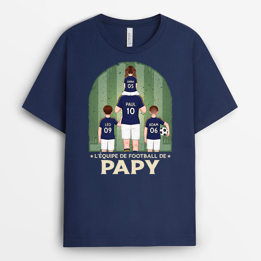 2060AFR2 t shirt lequipe de football de papa personnalise