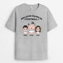 2064AFR2 t shirt meilleure equipe de football pere et enfants personnalise