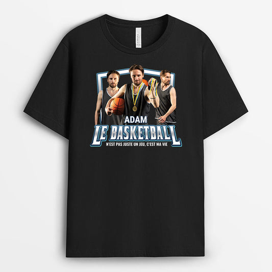 2069AFR1 t shirt le foot nest pas juste un jeu cest ma vie personnalise