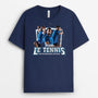 2069AFR2 t shirt le foot nest pas juste un jeu cest ma vie personnalise