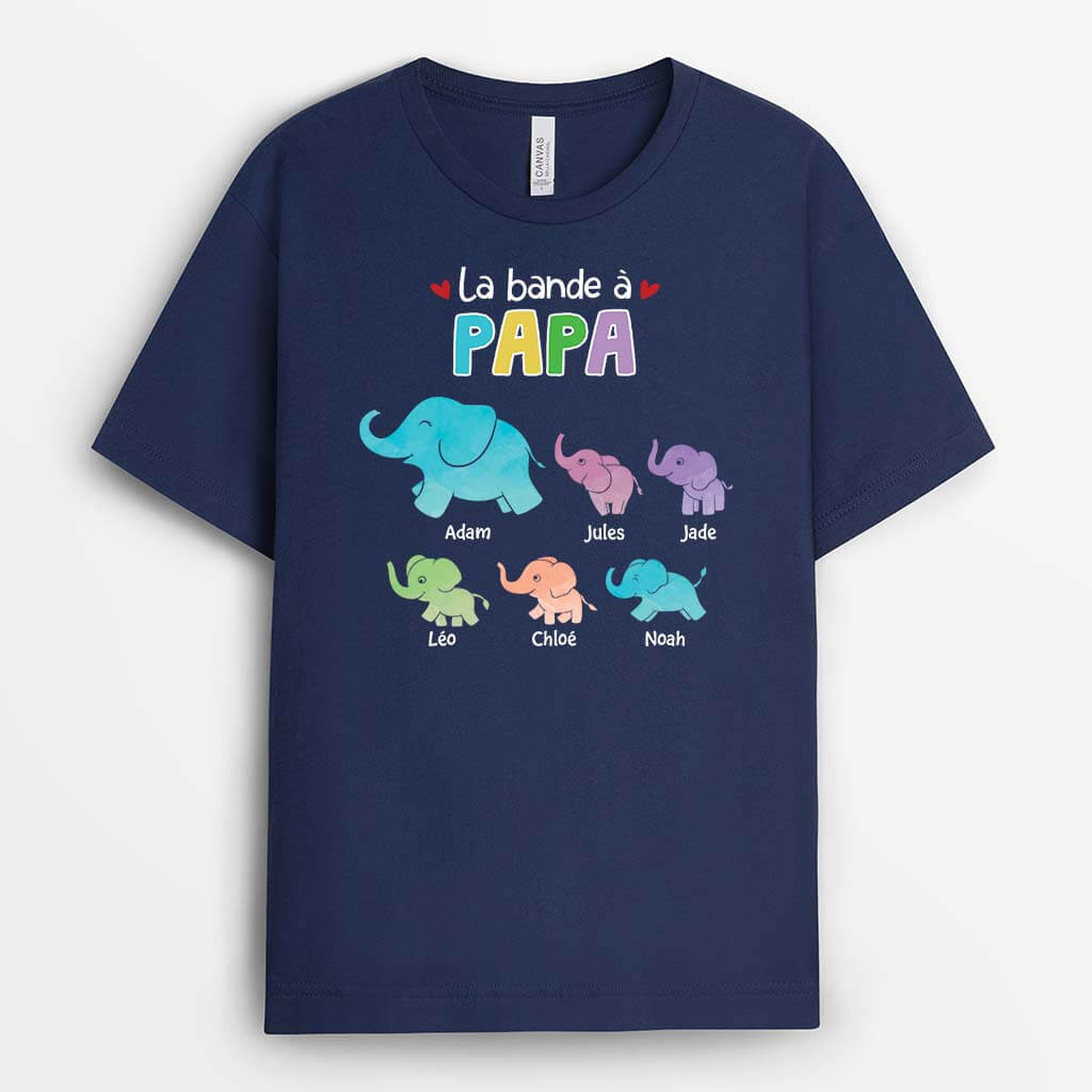 2109AFR2 t shirt la bande a maman mamie elephant personnalise