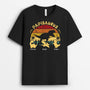 2119AFR1 t shirt papasaurus sauvage personnalise