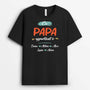 2130AFR1 t shirt ce papa papy appartient a version florale personnalise