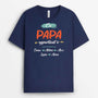 2130AFR2 t shirt cette maman mamie appartient a version florale personnalise