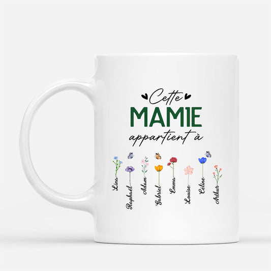 2132MFR1 maman mamie appartient a mug personnalise bonne fete mamie avec jardin 2132m8v7a