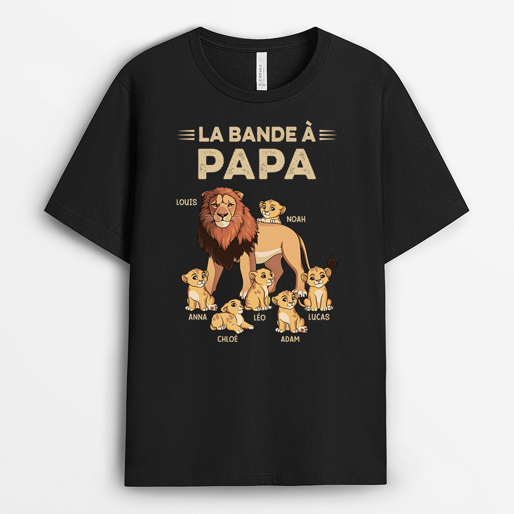 La Bande À Papa Lion - Cadeau Personnalisé | T-shirt pour Homme