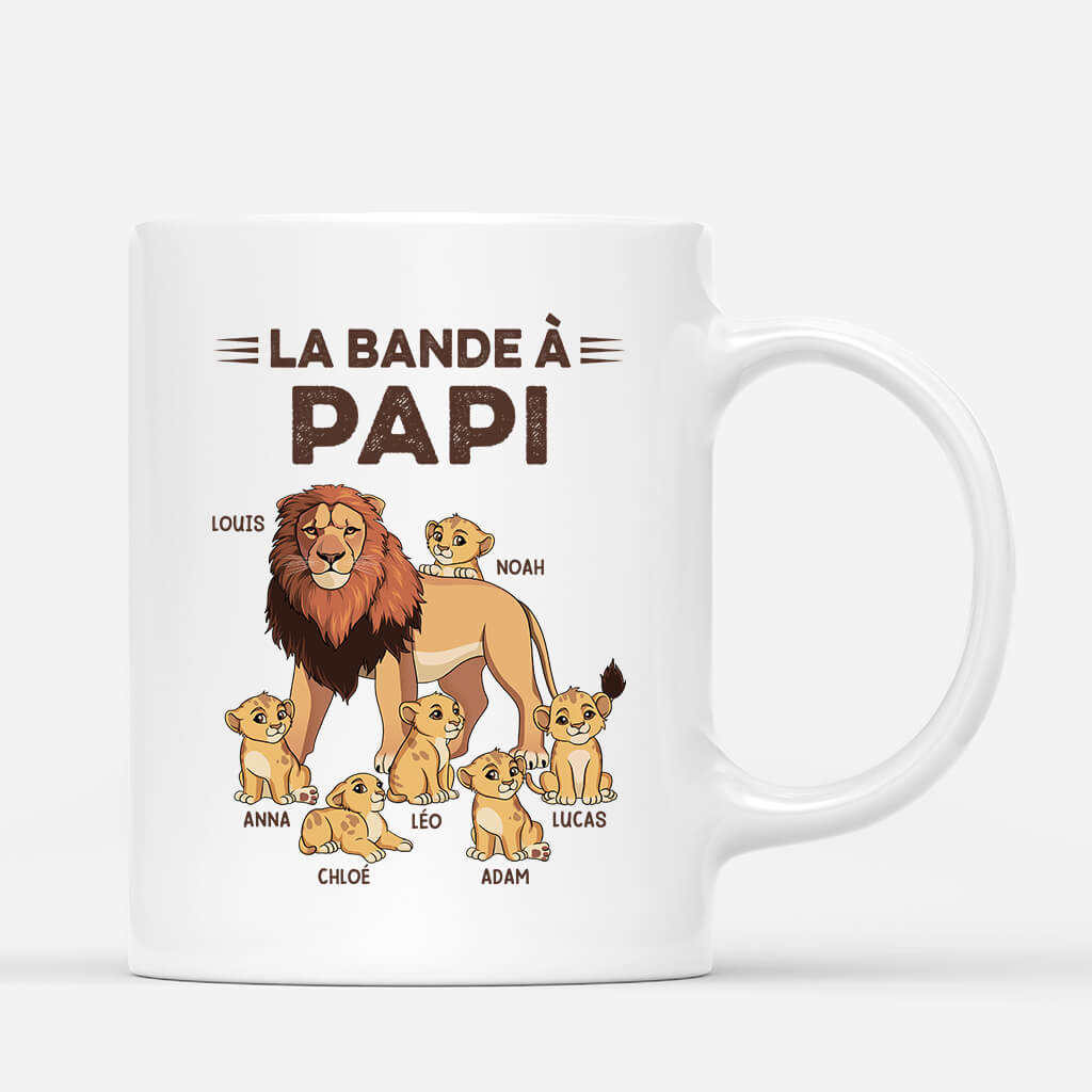 La Bande À Papa Lion - Cadeau Personnalisé | Mug pour Papa