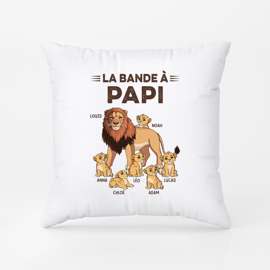 2137PFR1 coussin la bande a papa lion personnalise_2