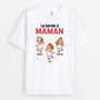2139AFR1 t shirt la bande de maman mamie photo personnalise