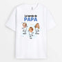 2139AFR1 t shirt la bande de papa papy photo personnalise