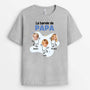 2139AFR2 t shirt la bande de maman mamie photo personnalise