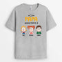 2141AFR2 t shirt cette maman mamie appartient a version mignon personnalise
