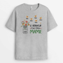 2151AFR2 t shirt le bonheur cest detre maman floral personnalise