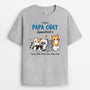 2165AFR2 t shirt cette maman chat appartient a version mignonne personnalise
