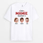 2168AFR1 t shirt cette maman appartient a avec tete personnalise