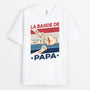 2170AFR2 t shirt la bande de papa bosse de poing personnalise
