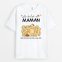 2172AFR1 t shirt la bande de maman mamie ours fleurs personnalise