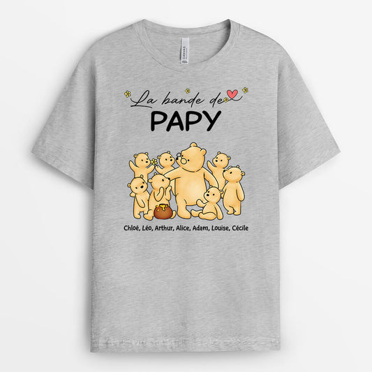 2172AFR1 t shirt la bande de maman mamie ours fleurs personnalise_6e072939 9ac7 477d 8e75 68f596309406