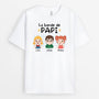 2190AFR1 t shirt la bande a papa papy carreaux personnalise