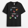 2194FR2 t shirt maman mamie coeurs et mains personnalise