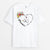 Maman/Mamie Promises Cadre Coeur Avec Fleurs - Cadeau Personnalisé | T-shirt pour Femme
