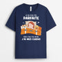2197AFR1 t shirt la vie nest pas parfaite mais jai mon chien personnalise