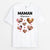 Maman D'Amour Coeur Avec Photos - Cadeau Personnalisé | T-shirt pour Maman